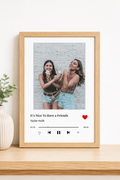 Cadre type Spotify personnalisé