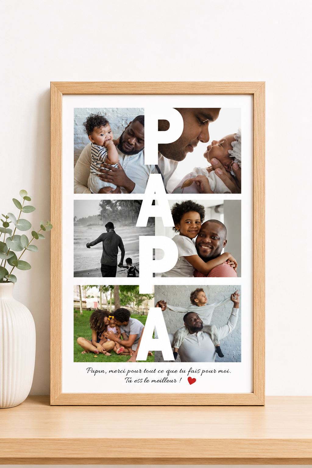 Cadre Famille personnalisé format A4